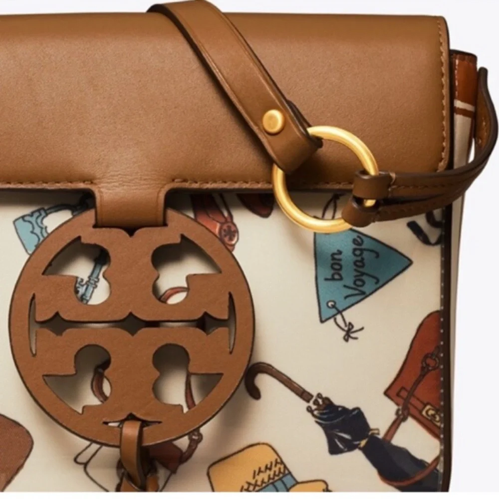 Tory Burch Tan and Cream Crossbody Bag - Picture 4 of 9